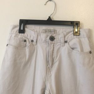 Calvin Klein Boys Off White Jeans pre-❤️ed Sz 16